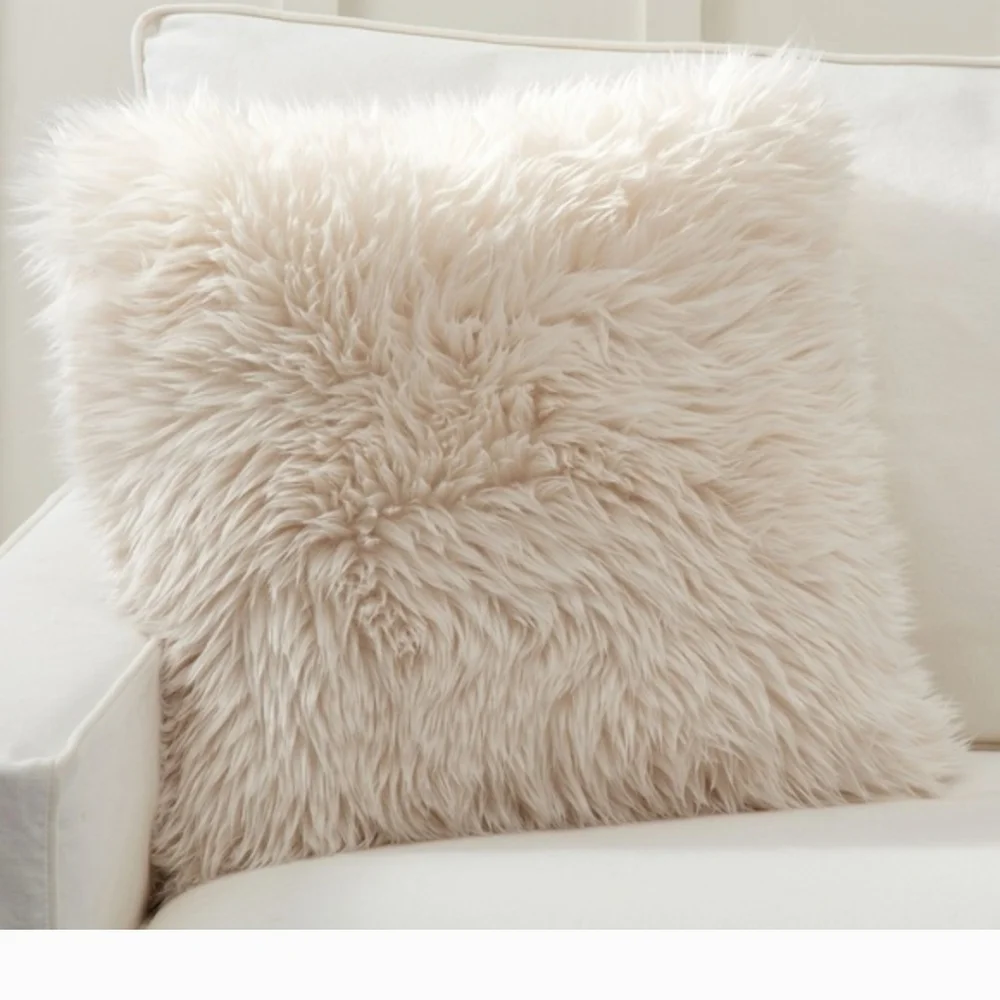 Pottery BarnSet of Two Luxe Faux Fur Euro Shams Pottery Barn. Set Of 2 NWT